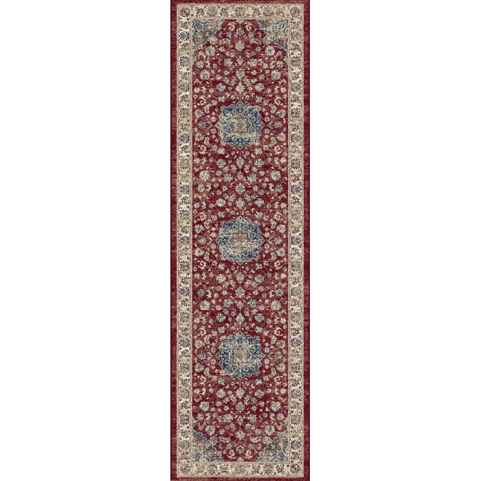 Dynamic Rugs ANCIENT GARDEN Red/Ivory 57559 2ft. 2in. x 7ft. 7in. Rect. Rug
