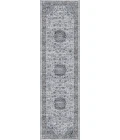 Dynamic Rugs ANCIENT GARDEN Silver/Grey 57559 2ft. 2in. x 7ft. 7in. Rect. Rug