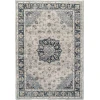 Dynamic Rugs ANCIENT GARDEN Silver/Blue 57559 2ft. x 3ft. 11in. Rect. Rug