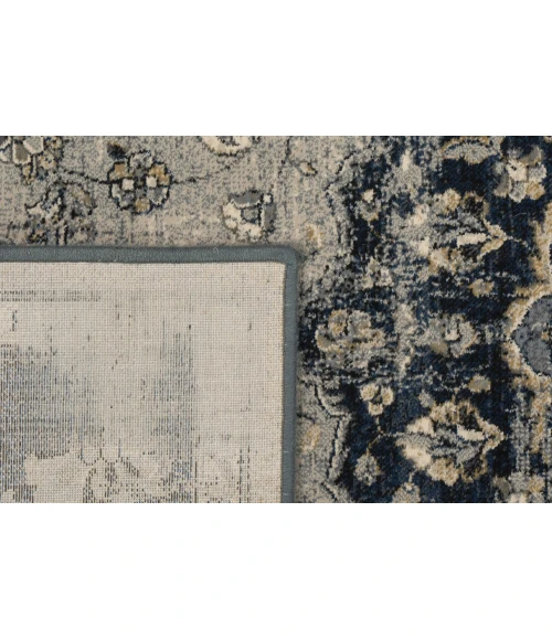 Dynamic Rugs ANCIENT GARDEN Silver/Blue 57559 2ft. x 3ft. 11in. Rect. Rug