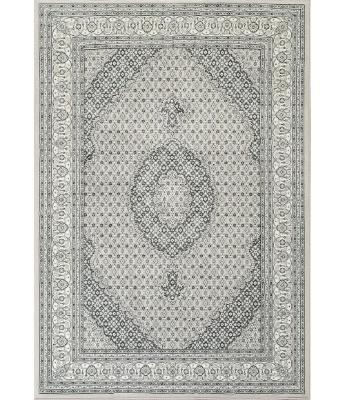 Dynamic Rugs ANCIENT GARDEN Soft Grey/Cream 57204 3ft.11in. x 5ft. 7in. Rect. Rug