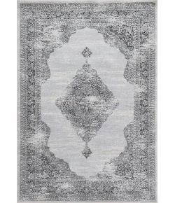 Dynamic Rugs ANCIENT GARDEN Soft Grey/Cream 57557 2ft. 2in. x 11ft. Rect. Rug