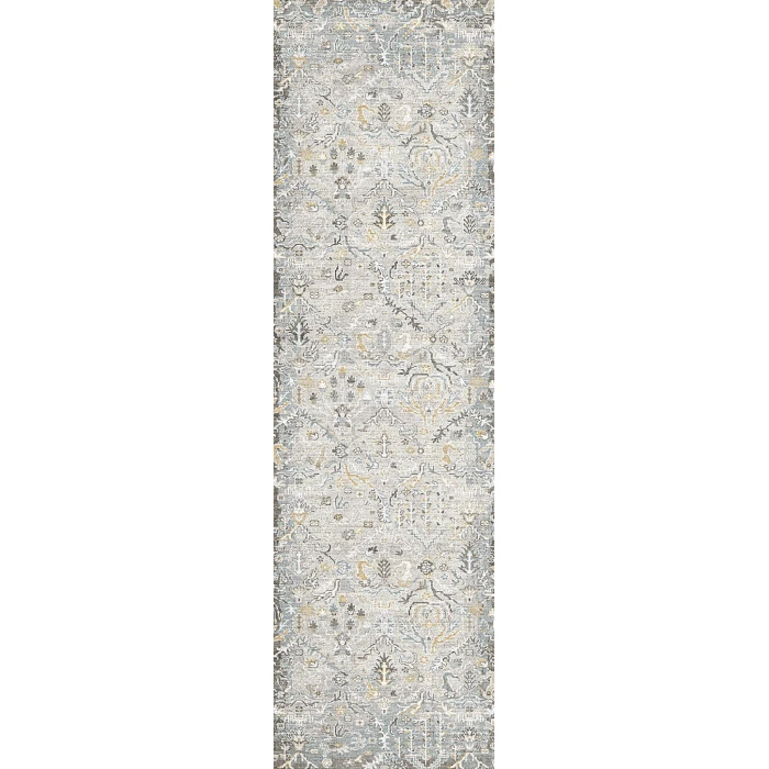 Dynamic Rugs ANNALISE Cream/Multi 7602 2ft. 2in. x 7ft. 7in. Rect. Rug