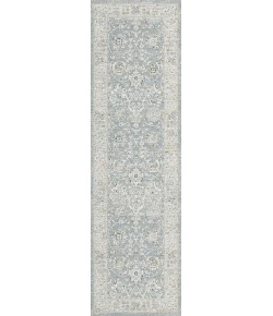 Dynamic Rugs ANNALISE Blue/Beige 7604 2ft. 2in. x 7ft. 7in. Rect. Rug