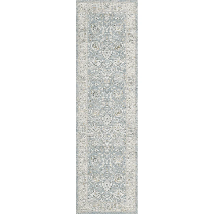 Dynamic Rugs ANNALISE Blue/Beige 7604 2ft. 2in. x 7ft. 7in. Rect. Rug