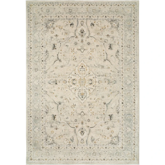 Dynamic Rugs ANNALISE Beige/Cream 7605 3ft. 11in. x 5ft. 7in. Rect. Rug
