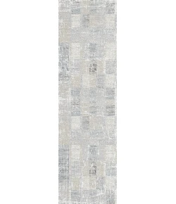Dynamic Rugs ANNALISE Grey/Beige/Charcoal 7610 2ft. 2in. x 7ft. 7in. Rect. Rug