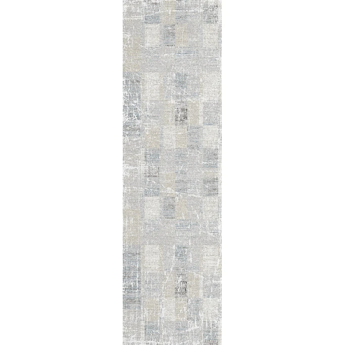 Dynamic Rugs ANNALISE Grey/Beige/Charcoal 7610 2ft. 2in. x 7ft. 7in. Rect. Rug