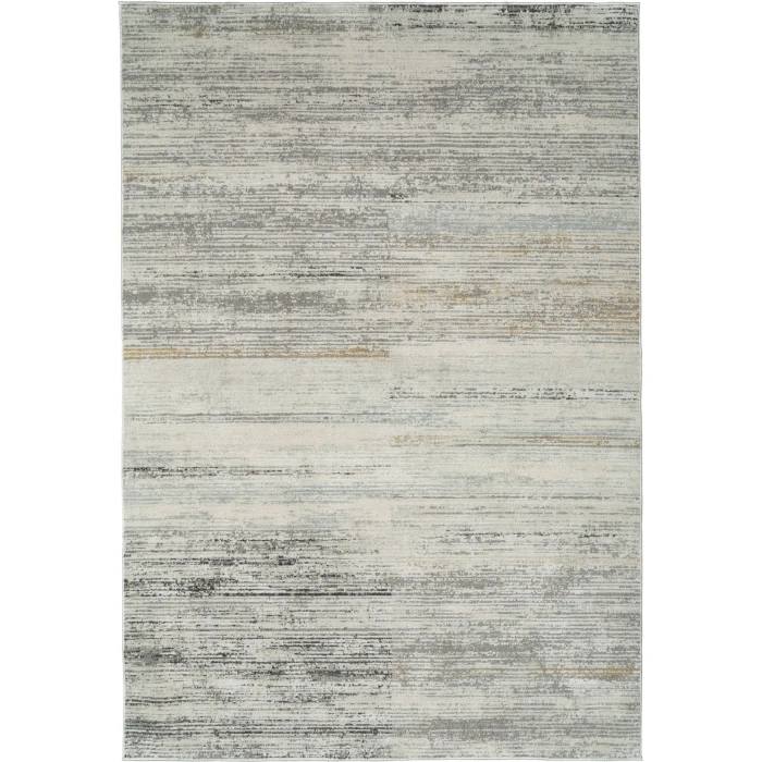 Dynamic Rugs ANNALISE Grey/Beige/Charcoal 7611 2ft. x 3ft. 11in. Rect. Rug
