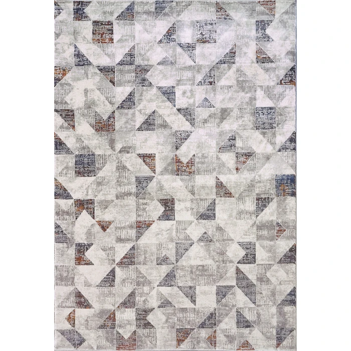 Dynamic Rugs ASTRO Grey/Multi 3956 6ft. 7in. x 9ft. 6in. Rect. Rug