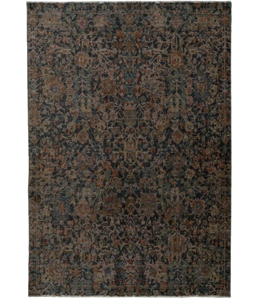 Dynamic Rugs ATLANTA Navy/Multi 11761 5ft. 3in. x 7ft. 6in. Rect. Rug