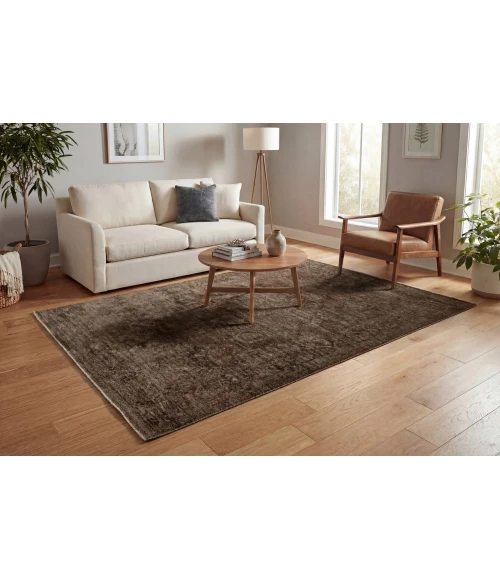 Dynamic Rugs ATMOS Brown/Beige 11980 6ft. 7in. x 9ft. 6in. Rect. Rug