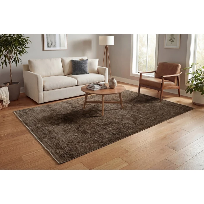 Dynamic Rugs ATMOS Brown/Beige 11980 6ft. 7in. x 9ft. 6in. Rect. Rug