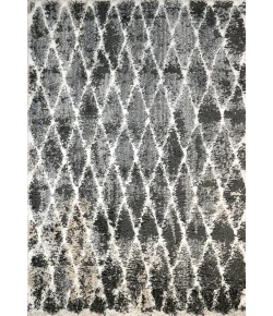 Dynamic Rugs AURA Grey/Ivory 5814 2ft. 2in. x 7ft. 7in. Rect. Rug