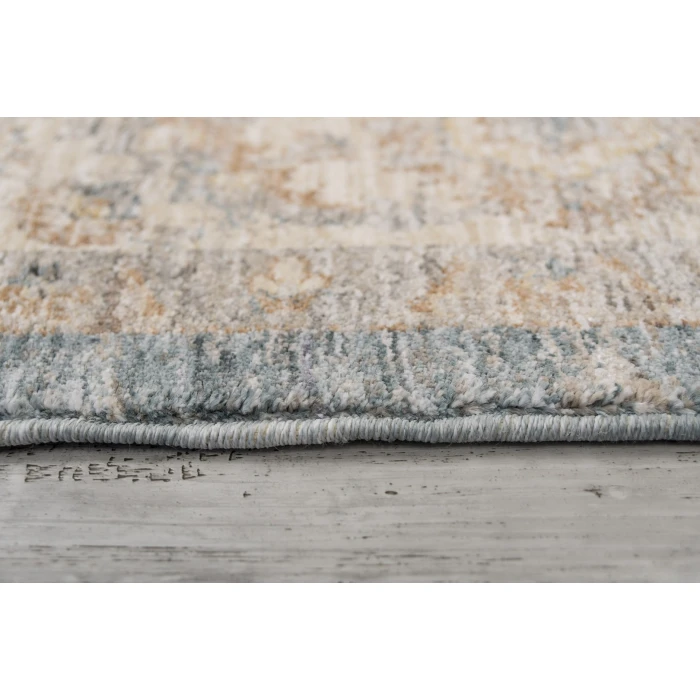 Dynamic Rugs AUTUMN Blue/Beige 10920 2ft. 2in. x 7ft. 7in. Rect. Rug