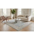 Dynamic Rugs AUTUMN Blue/Beige 10920 6ft. 7in. x 9ft. 10in. Rect. Rug