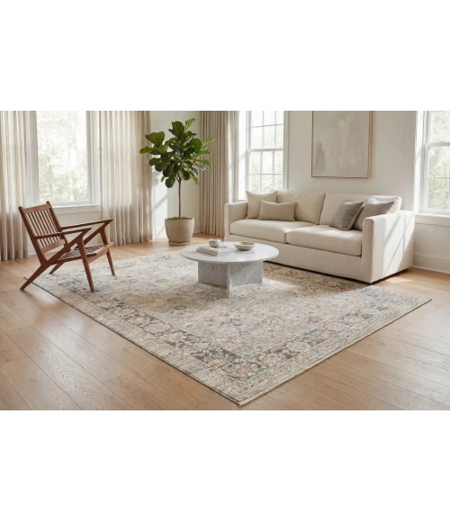 Dynamic Rugs AUTUMN Beige/Brown/Blue 10922 7ft. 10in. x 10ft. 2in. Rect. Rug