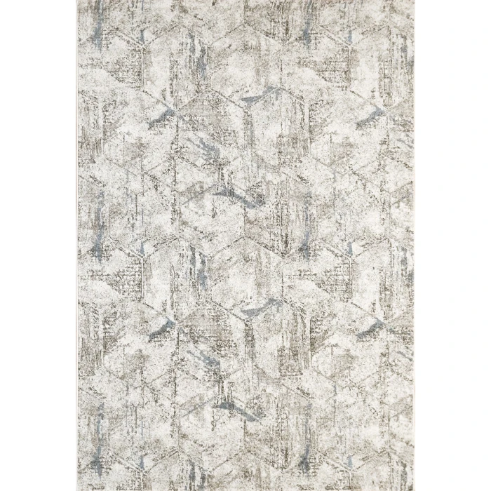 Dynamic Rugs AVENUE Ivory/Grey/Blue 3405 7ft. 10in. x 11ft. 2in. Rect. Rug