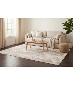 Dynamic Rugs AZURE Ivory/Beige/Grey 12581 5ft. 3in. x 7ft. Rect. Rug