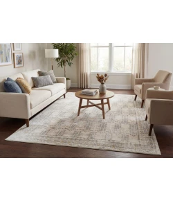 Dynamic Rugs AZURE Ivory/Beige/Grey 12583 5ft. 3in. x 7ft. Rect. Rug