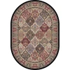 Dynamic Rugs ANCIENT GARDEN Multi 57008 6ft. 7in. x 9ft. 6in. Oval Rug