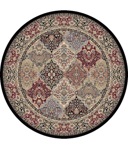 Dynamic Rugs ANCIENT GARDEN Multi 57008 5ft. 3in. Round Rug