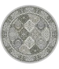 Dynamic Rugs ANCIENT GARDEN Cream/Grey 57008 7ft. 10in. Round Rug