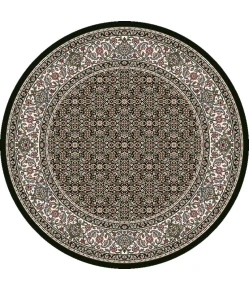 Dynamic Rugs ANCIENT GARDEN Cream/Grey 57011 7ft. 10in. Round Rug