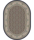 Dynamic Rugs ANCIENT GARDEN Navy 57011 5ft. 3in. x 7ft. 7in. Oval Rug