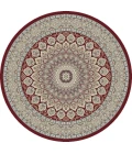 Dynamic Rugs ANCIENT GARDEN Red 57090 5ft. 3in. Round Rug