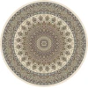 Dynamic Rugs ANCIENT GARDEN Ivory 57090 5ft. 3in. Round Rug