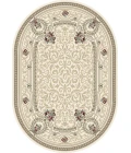 Dynamic Rugs ANCIENT GARDEN Ivory 57091 2ft. 7in. x 4ft. 7in. Oval Rug