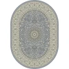 Dynamic Rugs ANCIENT GARDEN Steel Blue/Cream 57119 2ft. 7in. x 4ft. 7in. Oval Rug