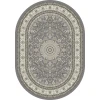 Dynamic Rugs ANCIENT GARDEN Grey/Cream 57119 2ft. 7in. x 4ft. 7in. Oval Rug
