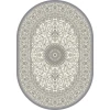 Dynamic Rugs ANCIENT GARDEN Cream/Grey 57119 2ft. 7in. x 4ft. 7in. Oval Rug