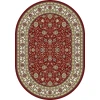Dynamic Rugs ANCIENT GARDEN Red/Ivory 57120 2ft. 7in. x 4ft. 7in. Oval Rug