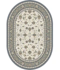 Dynamic Rugs ANCIENT GARDEN Beige/Light Blue 57120 2ft. 7in. x 4ft. 7in. Oval Rug