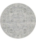 Dynamic Rugs ANCIENT GARDEN Silver/Grey 57126 5ft. 3in. Round Rug