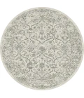 Dynamic Rugs ANCIENT GARDEN Silver/Grey 57136 5ft. 3in. Round Rug