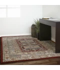 Dynamic Rugs ANCIENT GARDEN Red 57147 2ft. 2in x 11ft. Rect. Rug