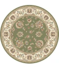 Dynamic Rugs ANCIENT GARDEN Green/Ivory 57365 5ft. 3in. Round Rug