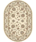Dynamic Rugs ANCIENT GARDEN Ivory 57365 5ft. 3in. x 7ft. 7in. Oval Rug