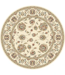 Dynamic Rugs ANCIENT GARDEN Ivory 57365 7ft. 10in. Round Rug