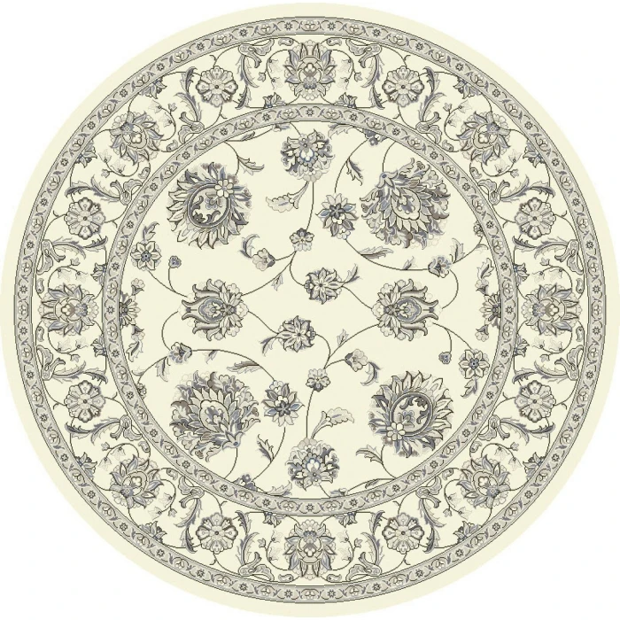 Dynamic Rugs ANCIENT GARDEN Cream 57365 7ft. 10in. Round Rug