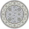 Dynamic Rugs ANCIENT GARDEN Soft Grey/Cream 57365 5ft. 3in. Round Rug
