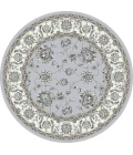 Dynamic Rugs ANCIENT GARDEN Soft Grey/Cream 57365 5ft. 3in. Round Rug