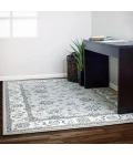Dynamic Rugs ANCIENT GARDEN Soft Grey/Cream 57365 2ft. x 3ft. 11in. Rect. Rug