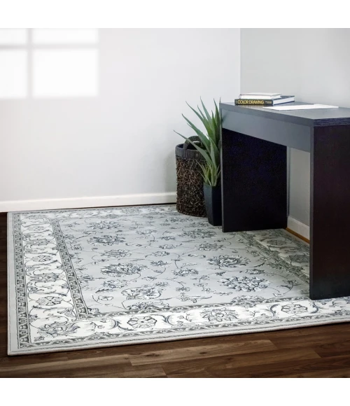 Dynamic Rugs ANCIENT GARDEN Soft Grey/Cream 57365 2ft. x 3ft. 11in. Rect. Rug