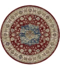 Dynamic Rugs ANCIENT GARDEN Red/Ivory 57559 5ft. 3in. Round Rug