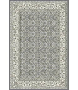 Dynamic Rugs ANCIENT GARDEN Grey/Cream 57011 6ft. 7in. x 9ft. 6in. Oval Rug